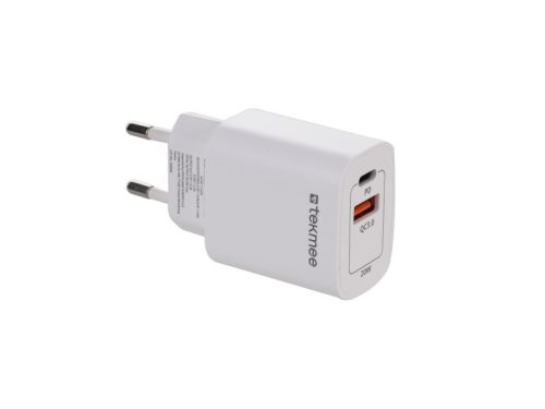Tekmee hálózati gyorstöltő (UT csomag) / 20W-Type-C / USB 6db/csomag
