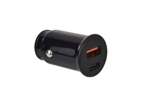 Tekmee gyorstöltő hálózati Autós (UT csomag,fekete) / 20W-Type-C és USB 4db/csomag