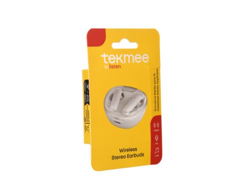 Tekmee Sztereo Fülhallgató-fehér (zsinór nélküli) (TJ)