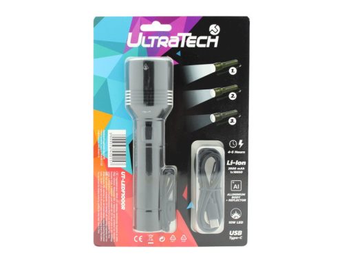 UltraTech elemlámpa tölthető, 1000lm, 3fokozat