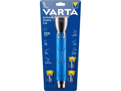Varta elemlámpa LED 5W kültéri 3xC 310lm 18629