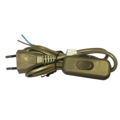   UltraTech zsinórközi kapcsoló, 2,5m vezetékkel, arany2x0,75mm2, H03VVH2-F kábellel