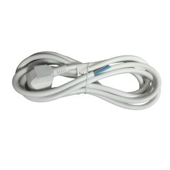   UltraTech dugvillás csatlakozó, 3m vezetékkel, fehér, 3x1mm2, H05VV-F kábellel
