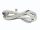UltraTech dugvillás csatlakozó, 3m vezetékkel, fekete, 2x0,75mm2, H03VVH2-F lapos kábellel