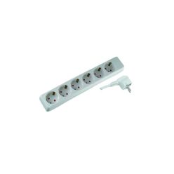   UltraTech elosztó 6-os 5m kábellel, dugvillával16A, 3x1,5mm2 H05VV-F vezetékkel, földelt, gyerm