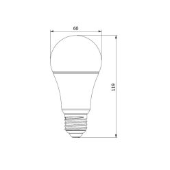   UltraTech LED normál izzó E2714W LITE 1520lm 3000K 180° 10000óra