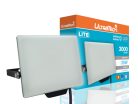 UltraTech LED reflektor 25000óra 30W, LITE, fekete, 4000K, 3000lm, 110°, IP65
