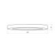 UltraTech LED mennyezeti lpt. lapos kerek 18W 1440lm 3000/4000/6500K IP20 UT-LEDL1440P