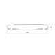 UltraTech LED mennyezeti lpt. lapos kerek 24W 1920lm 3000/4000/6500K IP20 UT-LEDL1920P