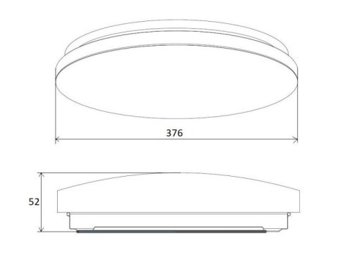 UltraTech LED mennyezeti lpt. 32W 3040lm 3000/4000/6500K IP44 UT-LEDL3040IP