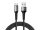 UltraTech adat- és töltőkábel USB-A/USB-C, 2m, fekete UT-P13