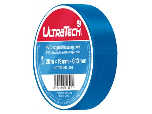 UltraTech szigetelőszalag, 20x19mm, kék