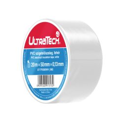 UltraTech szigetelőszalag, 20x50mm, fehér