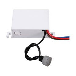   UltraTech alkonykapcsoló, beépíthető, 500W/1200W, 5-50lux, IP20/IP54, fehér