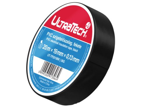 UltraTech szigetelőszalag, 20x19mm, fekete